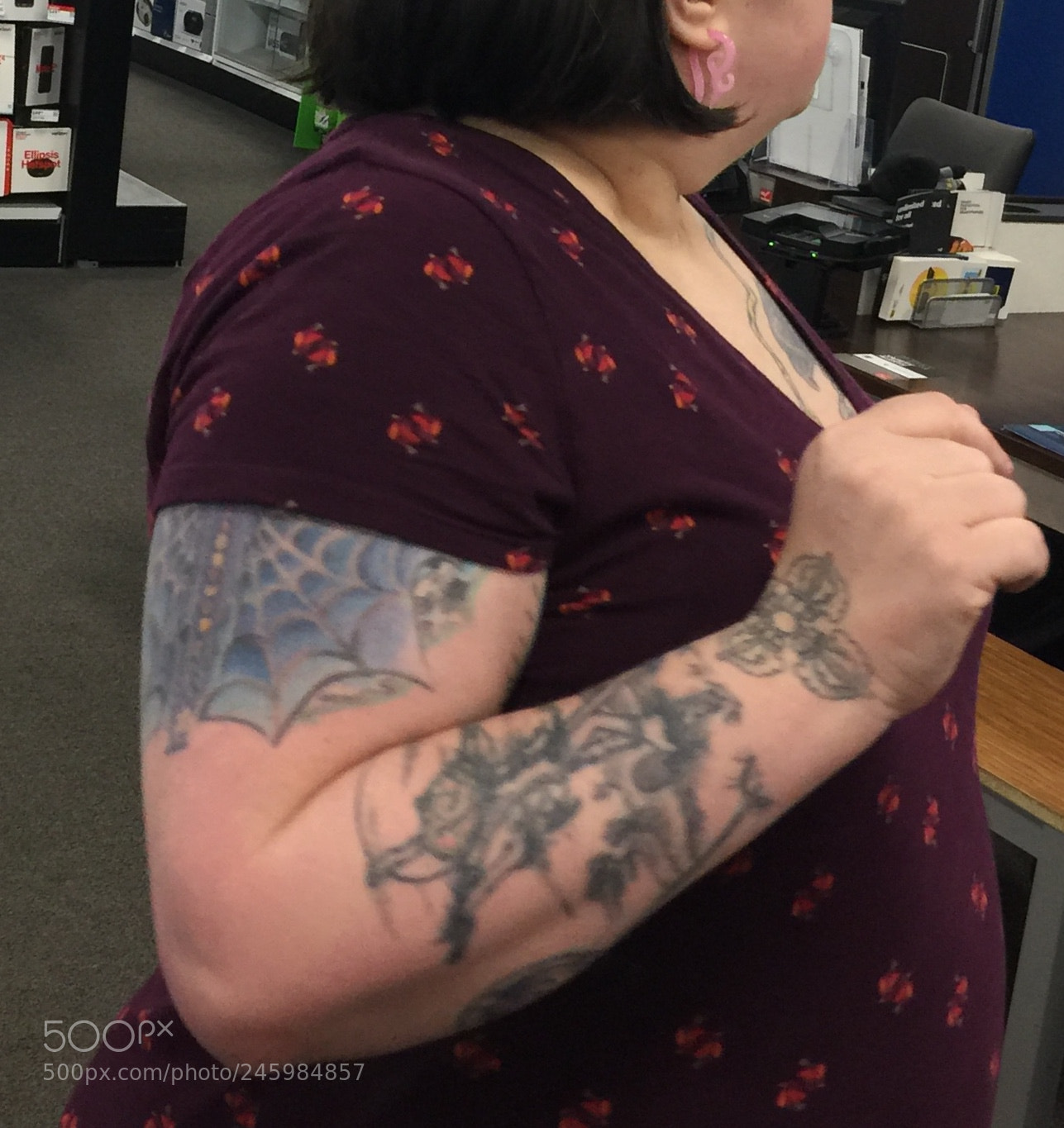 Apple iPhone 6 Plus sample photo. Great tattoo work photography