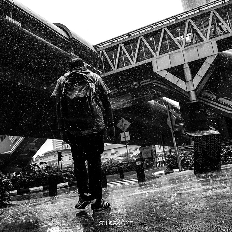 Sony a7 II sample photo. Rain photography