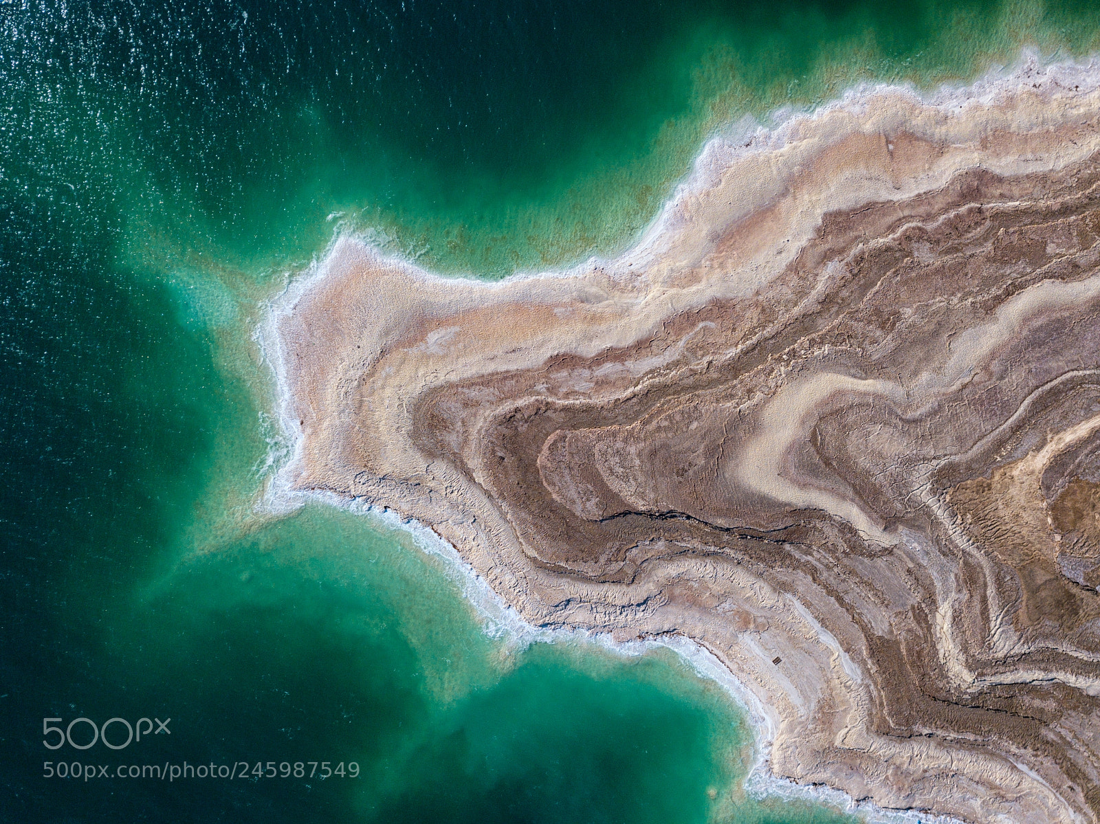 DJI FC220 sample photo. Dead sea from above photography
