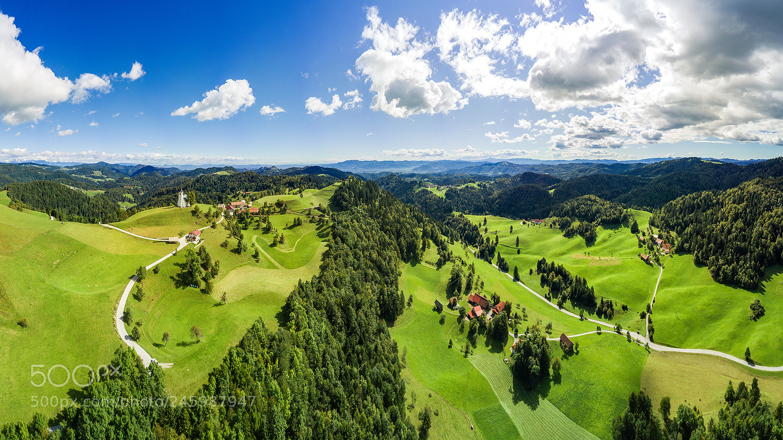 DJI FC220 sample photo. Sunny day in slovenia photography
