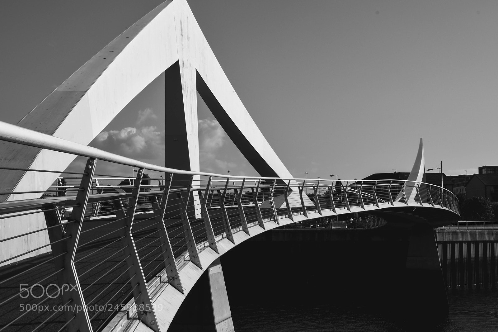 Nikon D5500 sample photo. Geometric bridge photography