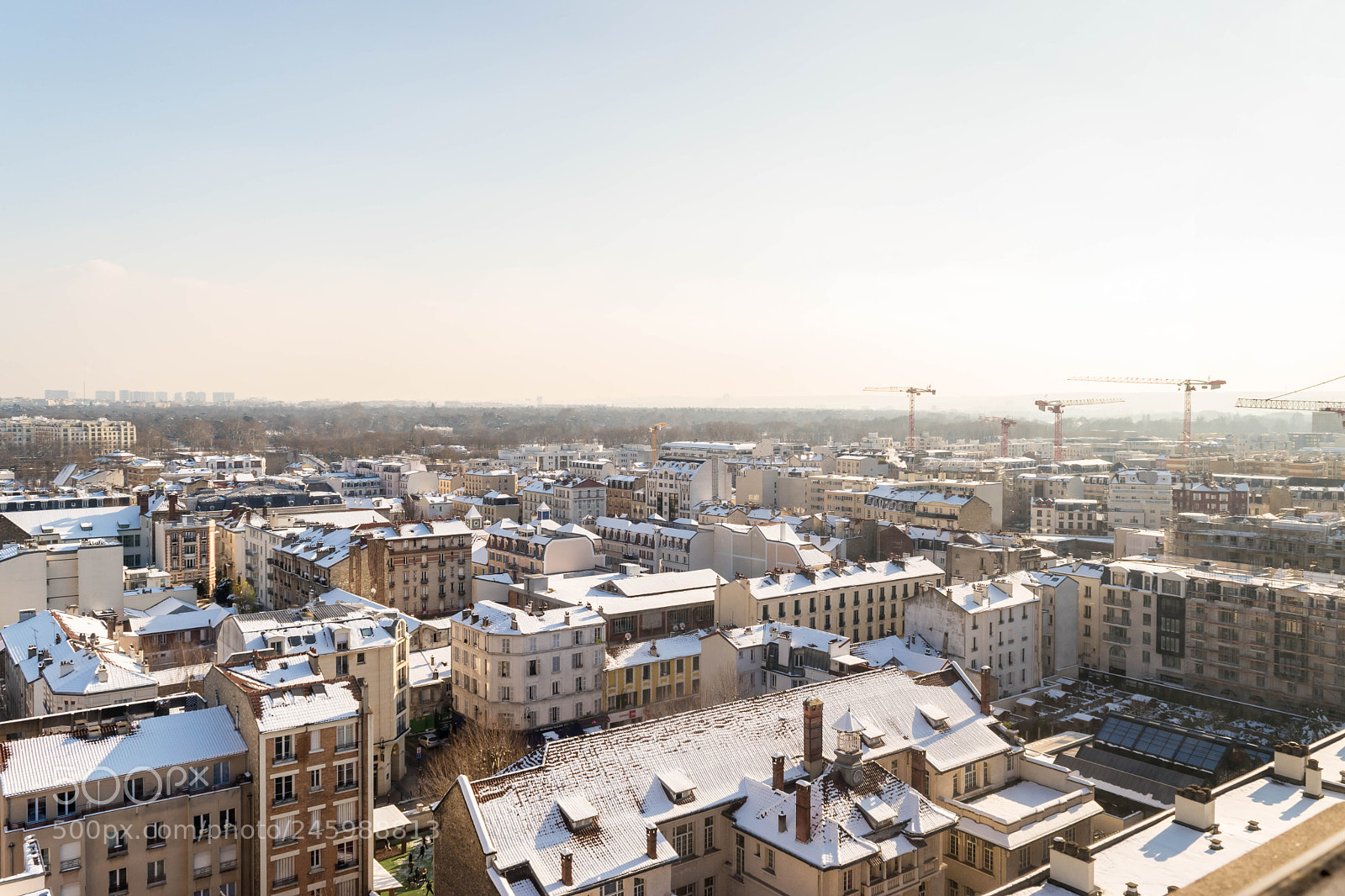 Nikon D5500 sample photo. Roofs under snow ^^ photography