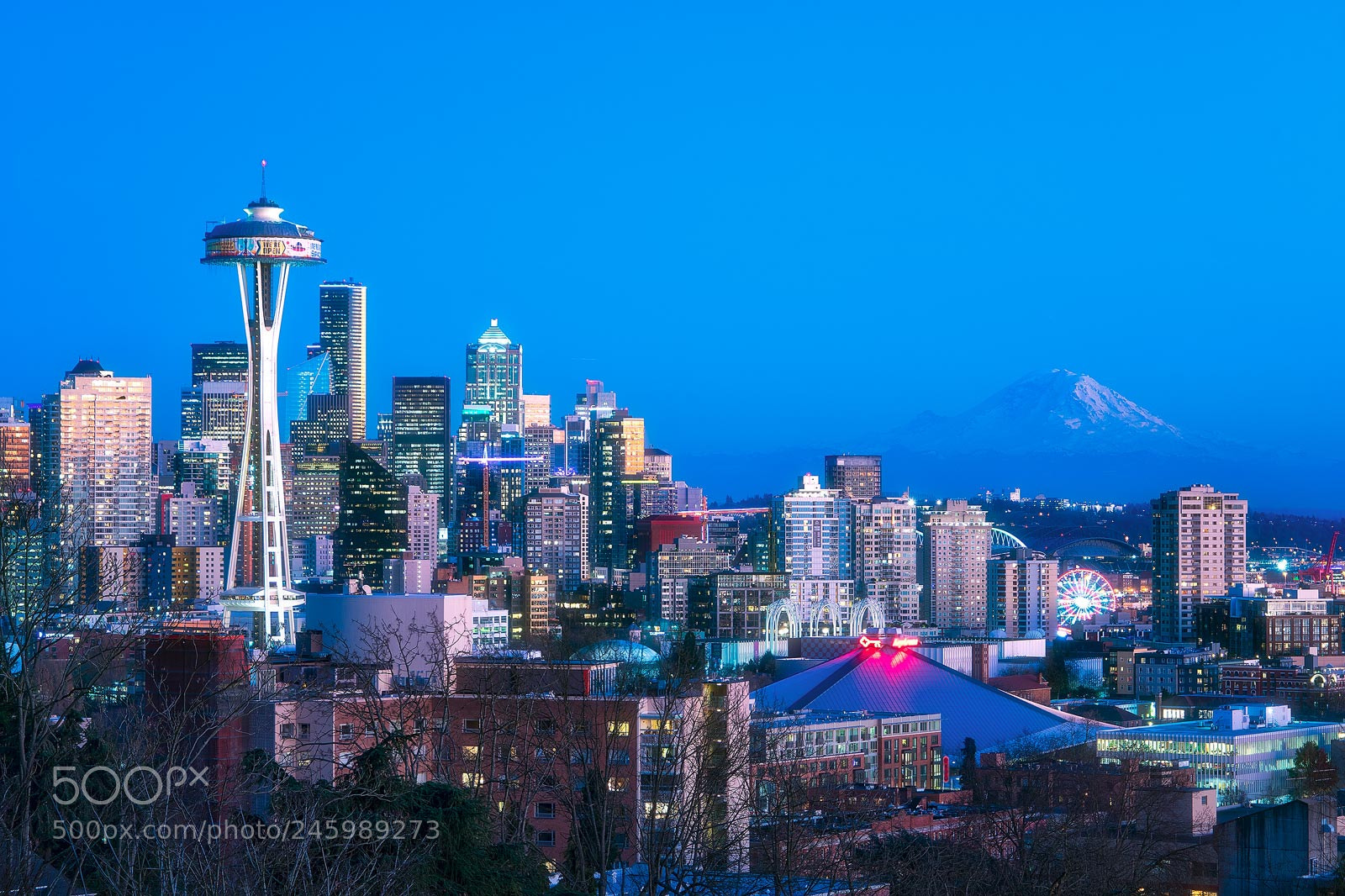 Sony a7 II sample photo. Seattle skyline during the photography