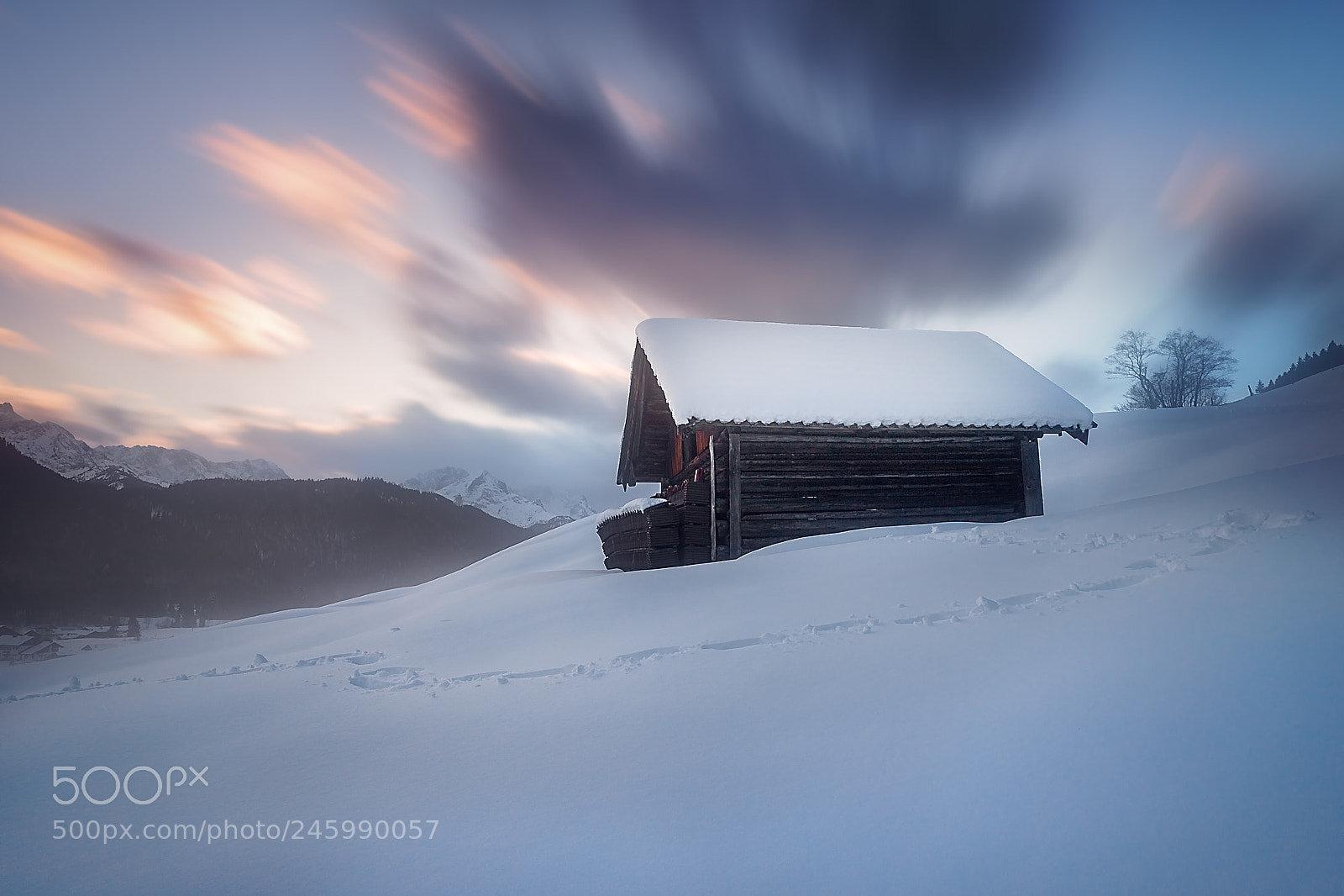 Canon EOS 6D Mark II sample photo. Sunset above the geroldsee photography