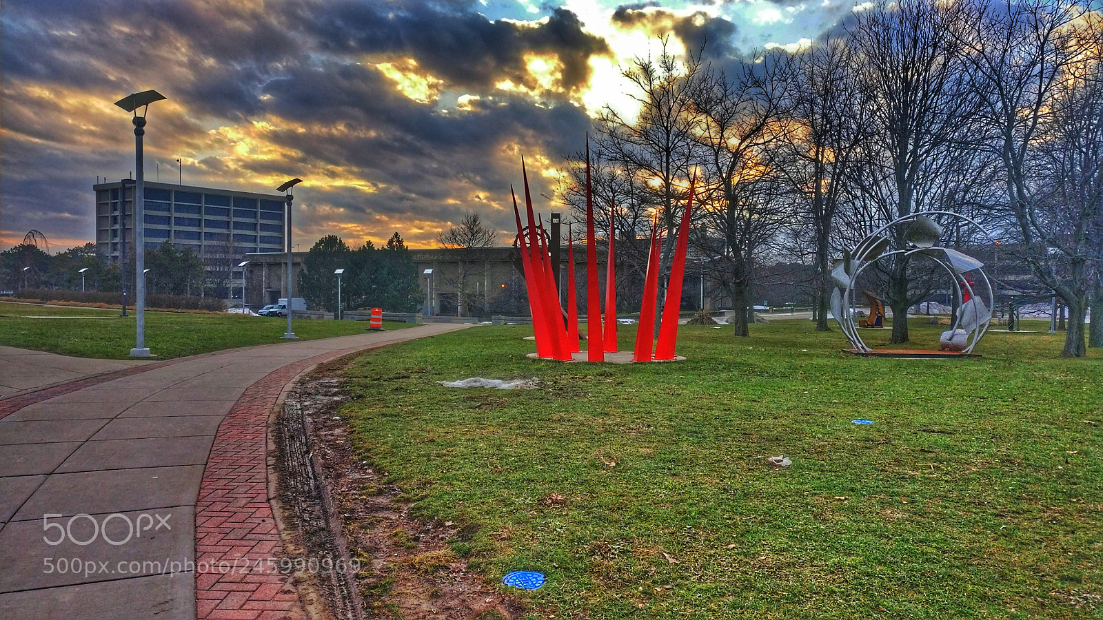OnePlus A3000 sample photo. Giant red toothpicks photography