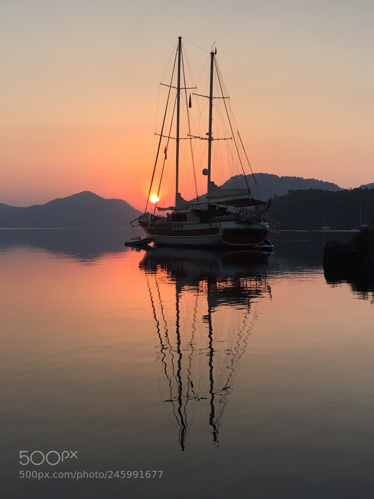 Apple iPhone 6 sample photo. Sunrise in gocek, turkey photography