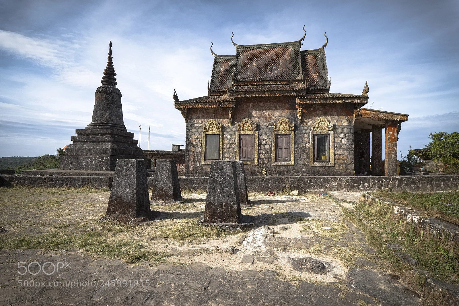 Fujifilm X-T1 sample photo. Old stone temple photography