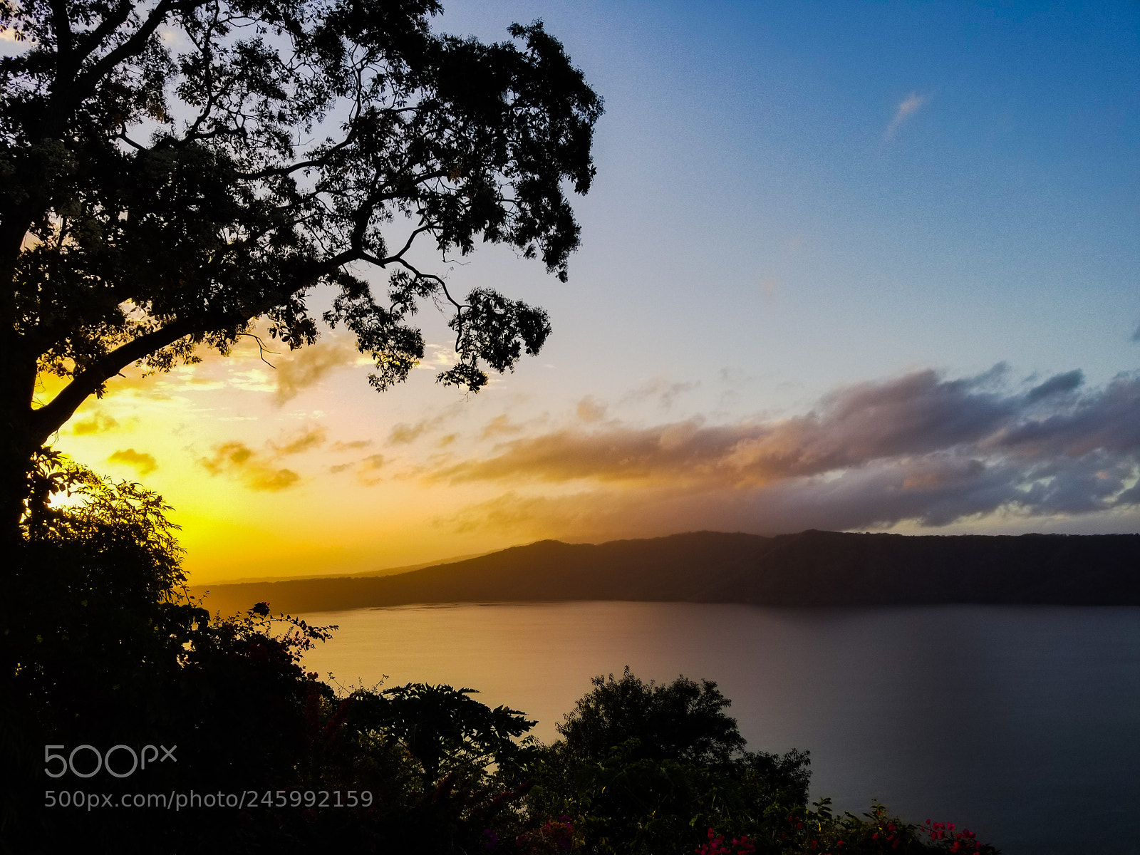 Samsung Galaxy S8 sample photo. Sunrise in nicaragua photography