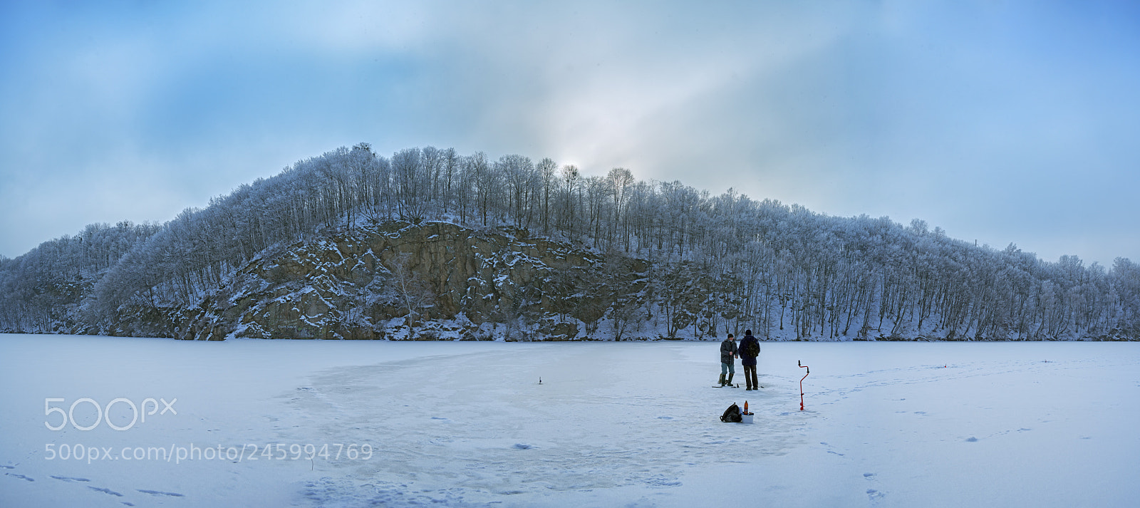 Nikon D800E sample photo. Winter fishing photography