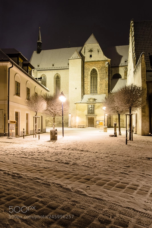 Olympus OM-D E-M5 sample photo. Old town at night photography
