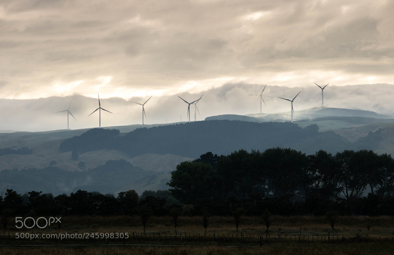 Canon EOS 750D (EOS Rebel T6i / EOS Kiss X8i) sample photo. Manawatu windfarm in the photography
