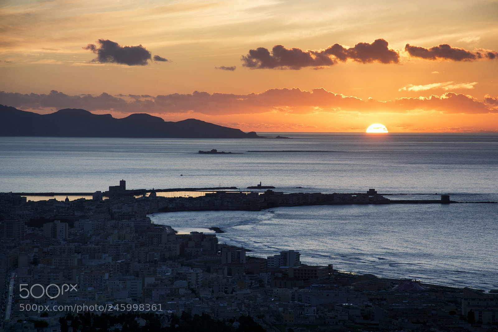 Nikon D7100 sample photo. Sunset over trapani photography