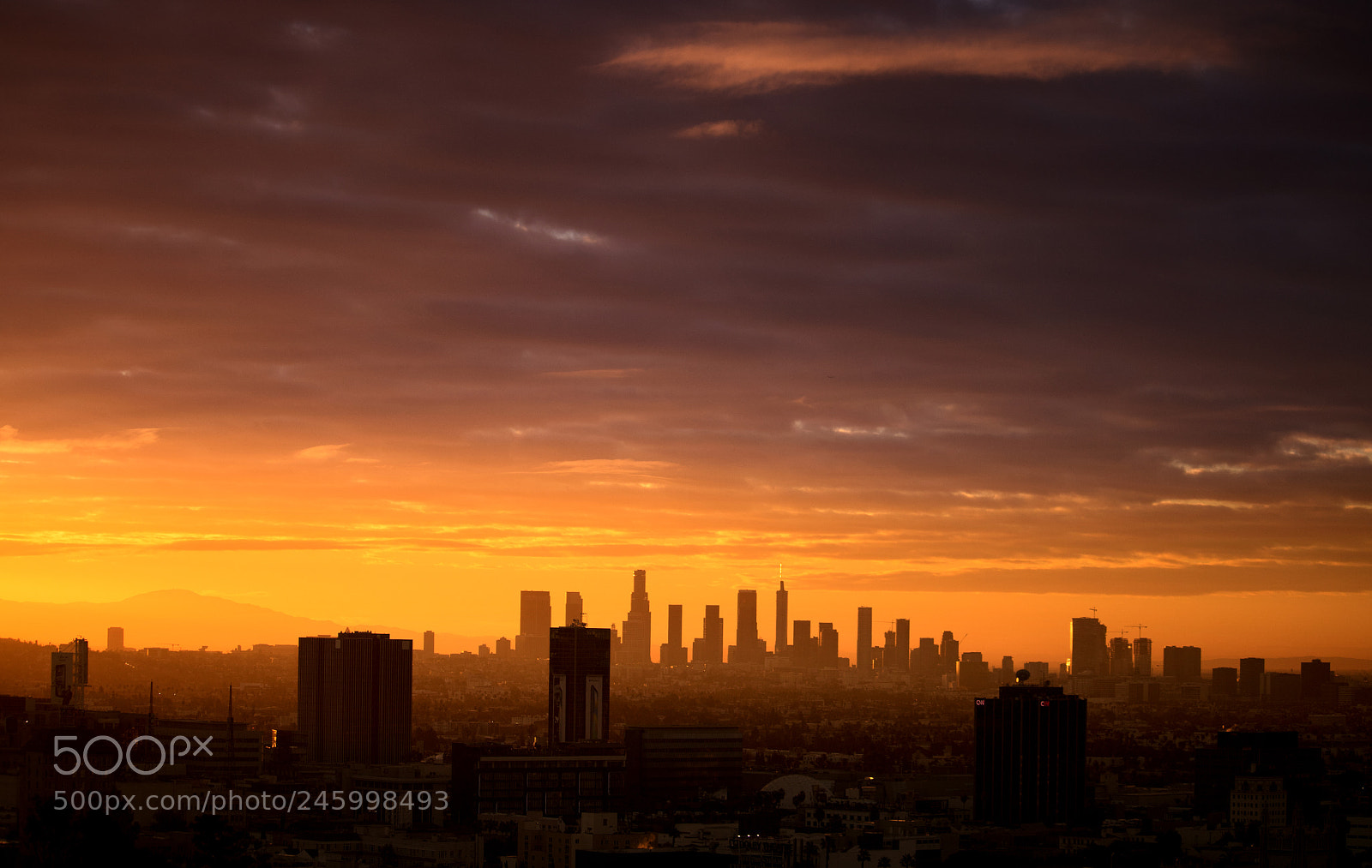 Canon EOS 750D (EOS Rebel T6i / EOS Kiss X8i) sample photo. Los angeles sunrise photography