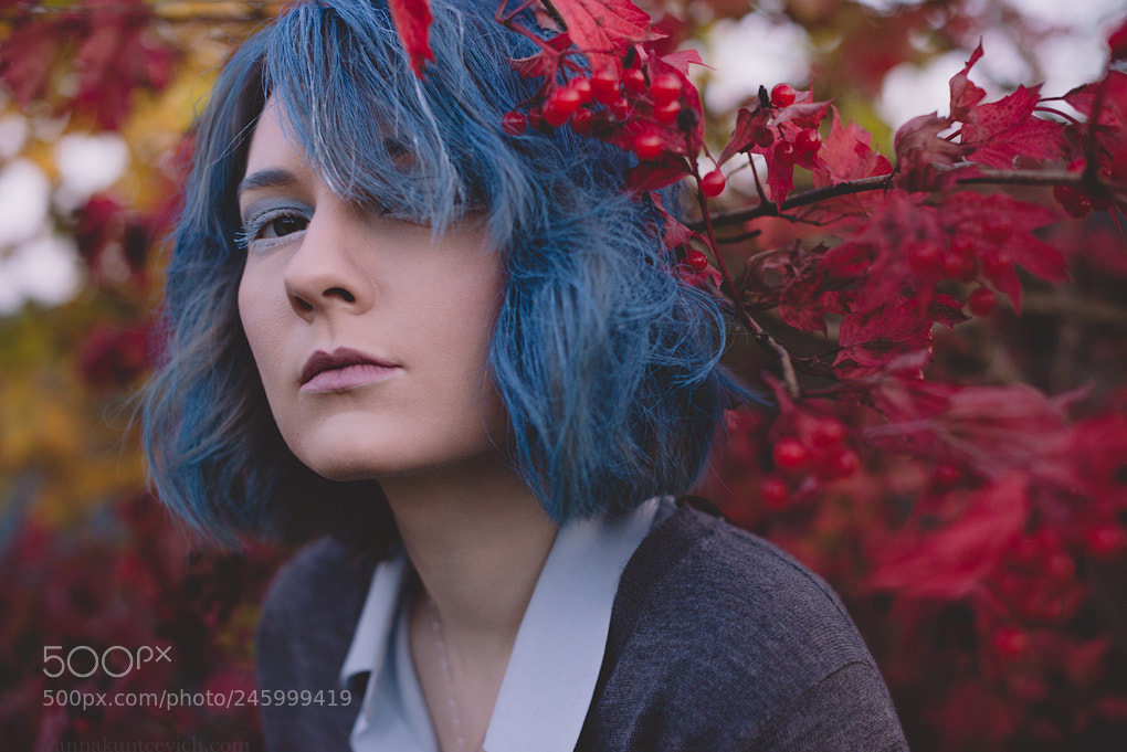Nikon D800 sample photo. Girl with the glue photography