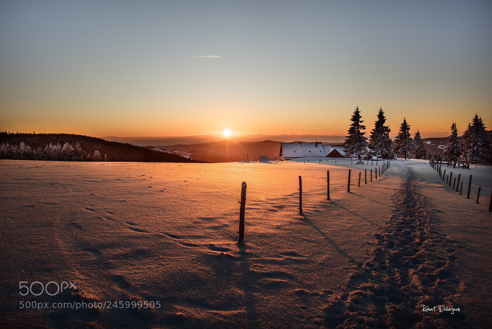 Nikon D810 sample photo. Schupferen at sunrise photography