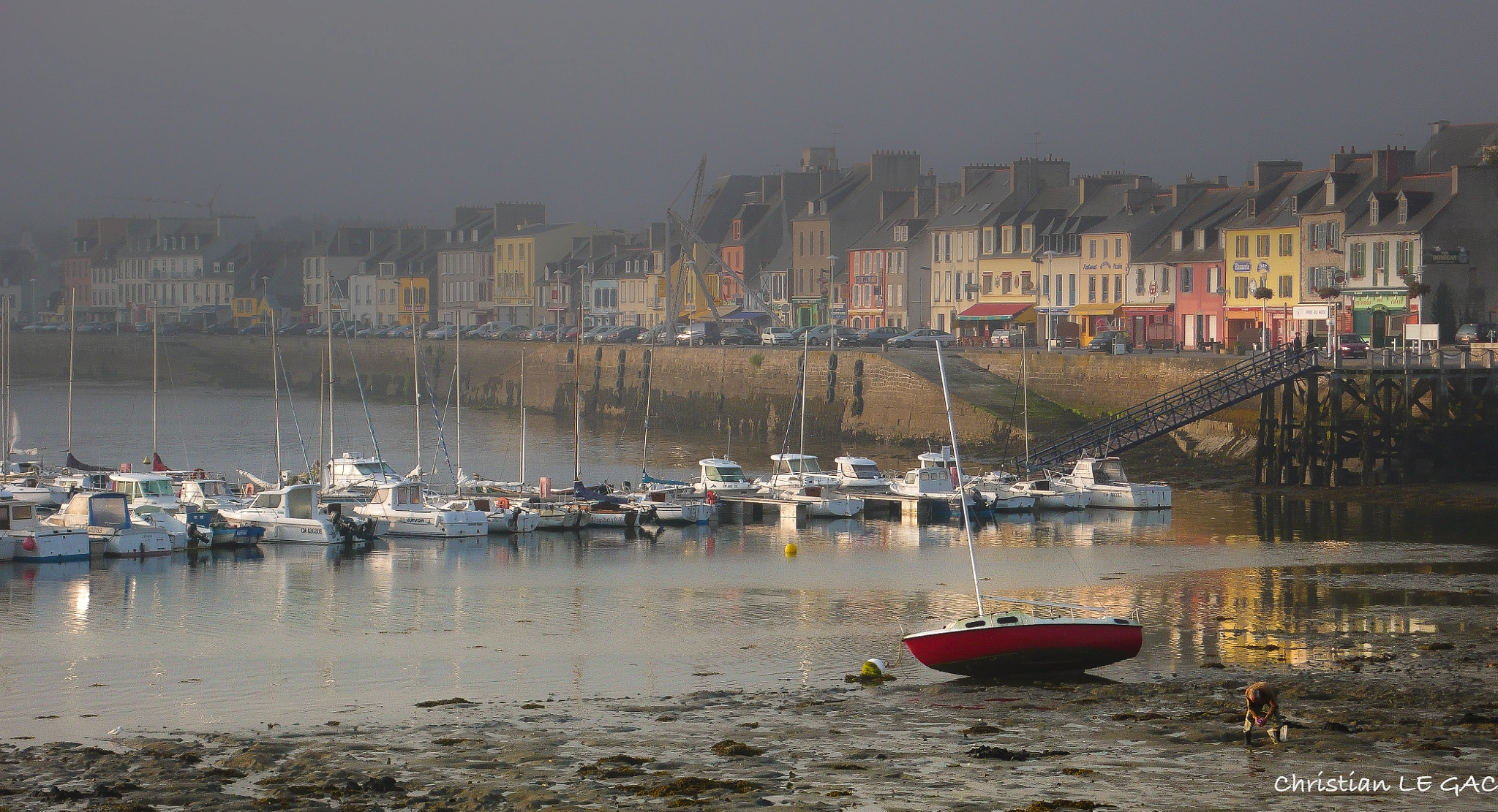 Panasonic DMC-LX2 sample photo. Brouillard matinal à camaret photography