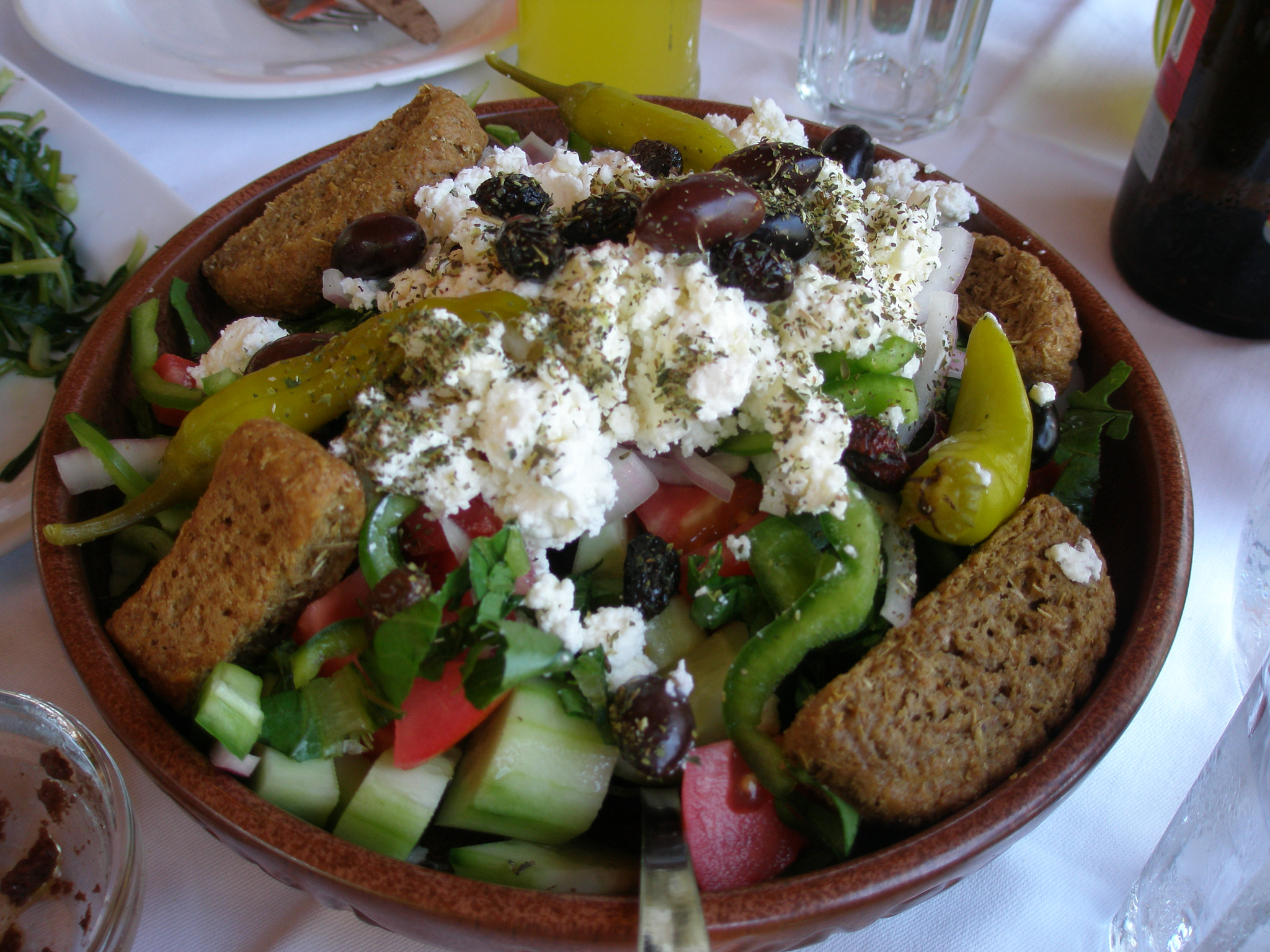 Olympus u1000/S1000 sample photo. Greek salad. photography