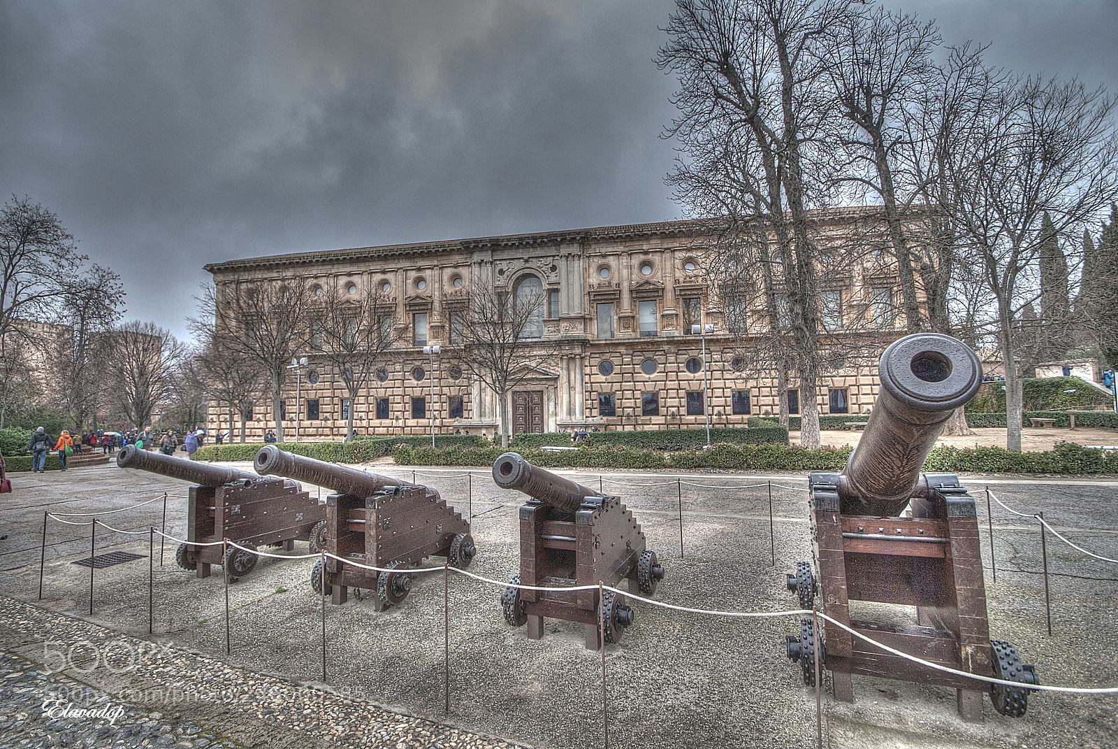 Nikon D3000 sample photo. Palacio de carlos v photography