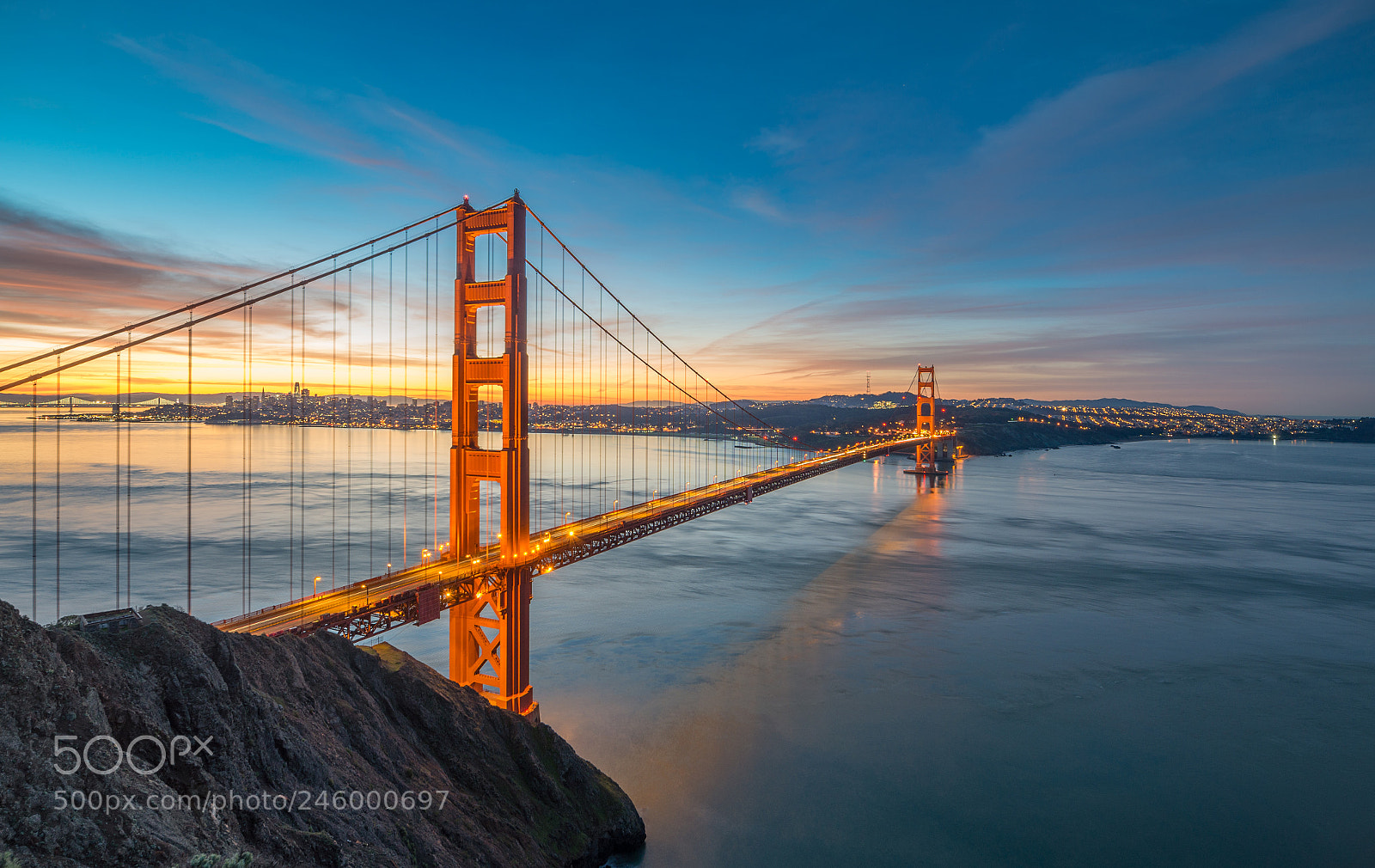 Nikon D600 sample photo. Golden gate bridge sunrise 2 photography