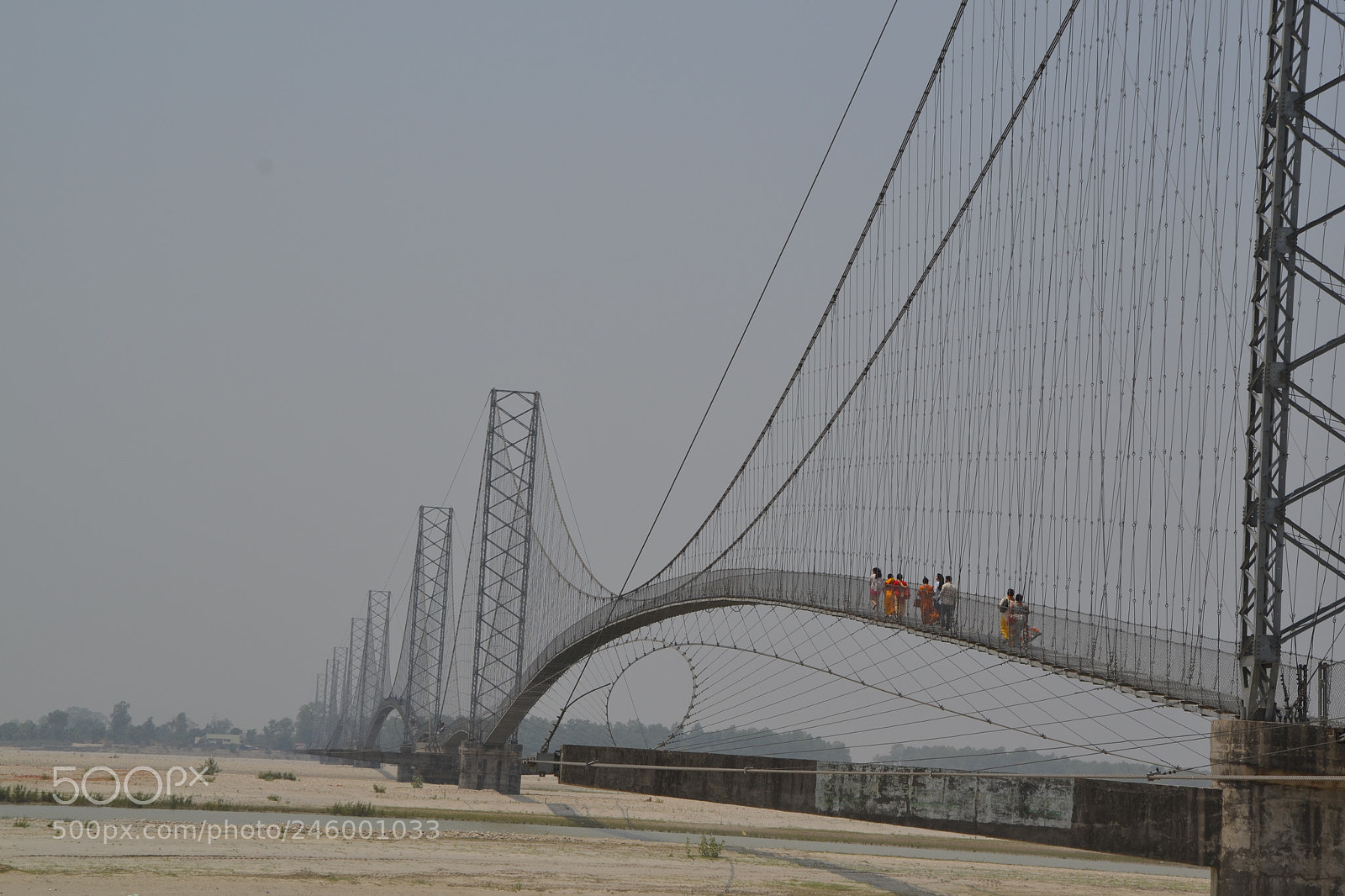 Nikon D3100 sample photo. Longest bridge nepal photography