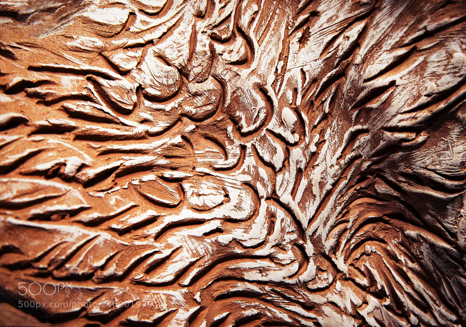 Nikon D5500 sample photo. Pattern scraped into brown photography