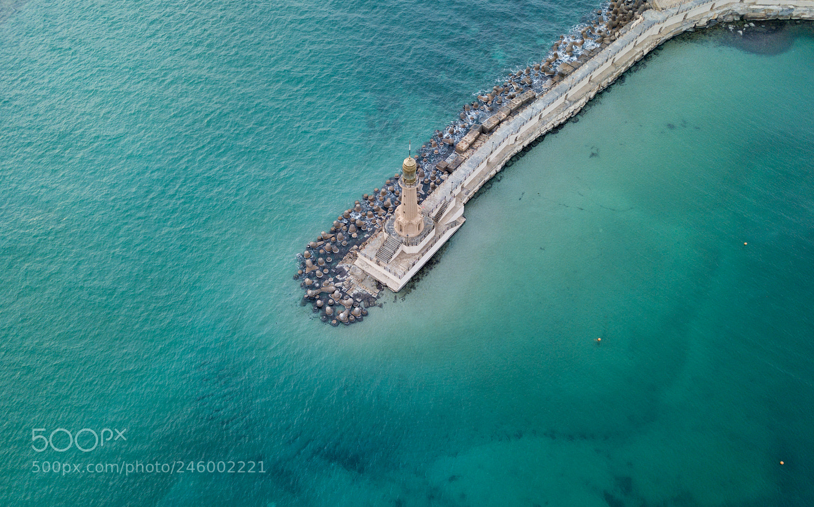 DJI FC220 sample photo. Lighthouse photography