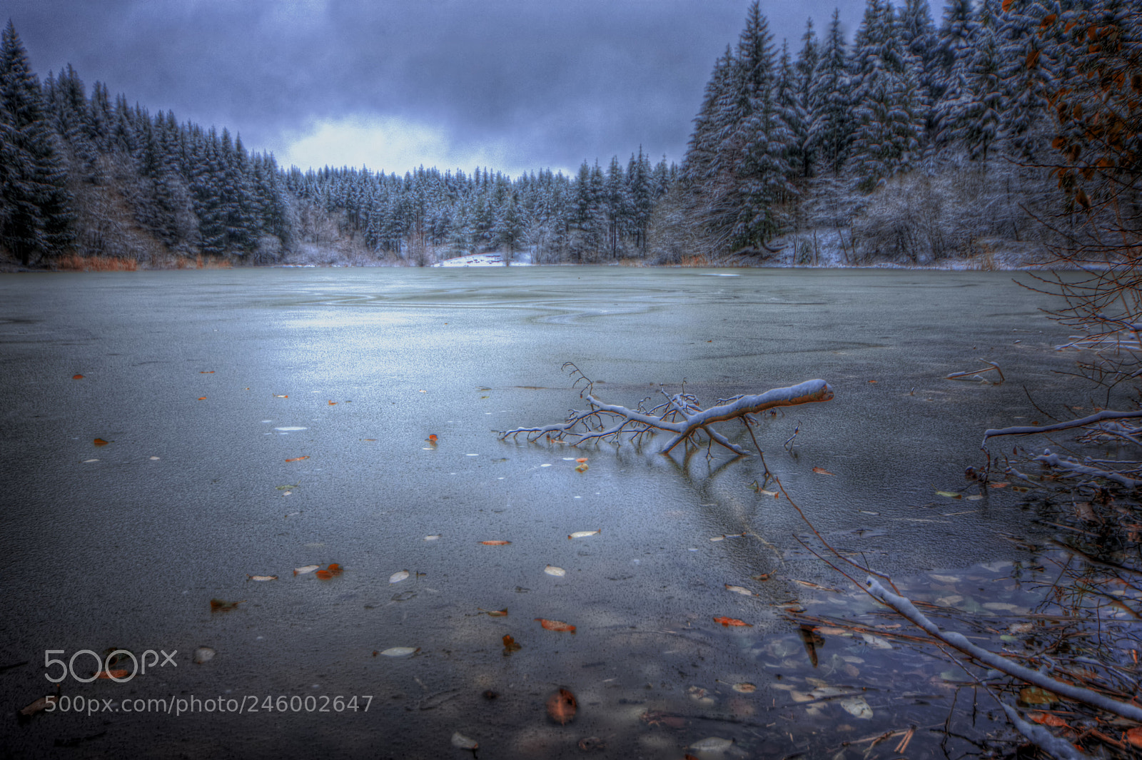 Nikon D7200 sample photo. Iced lake photography
