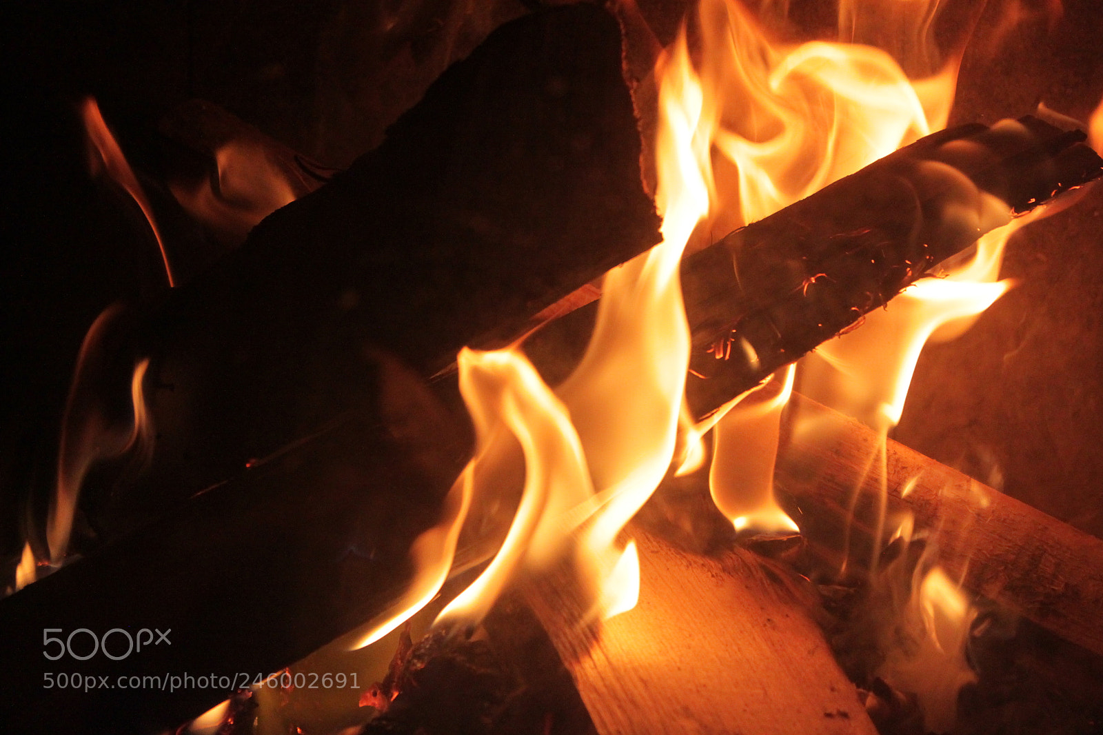 Canon EF-S 18-55mm F3.5-5.6 IS sample photo. Fire photography