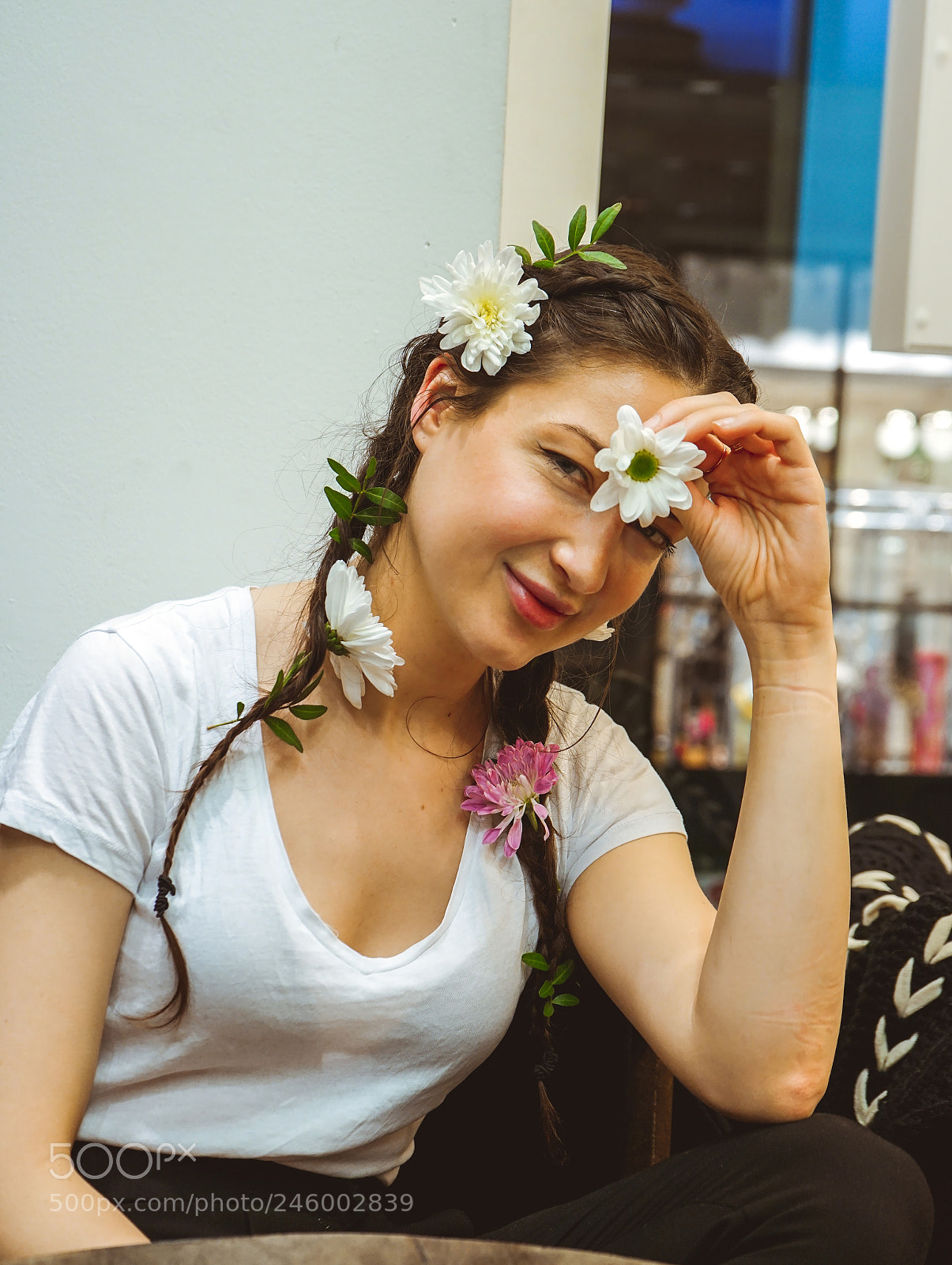 Sony a7 II sample photo. Flower eyes photography