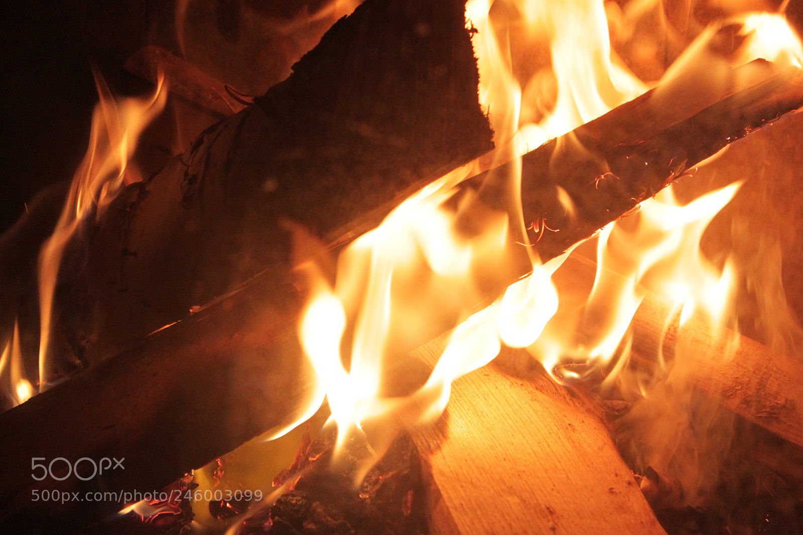 Canon EF-S 18-55mm F3.5-5.6 IS sample photo. Fire photography