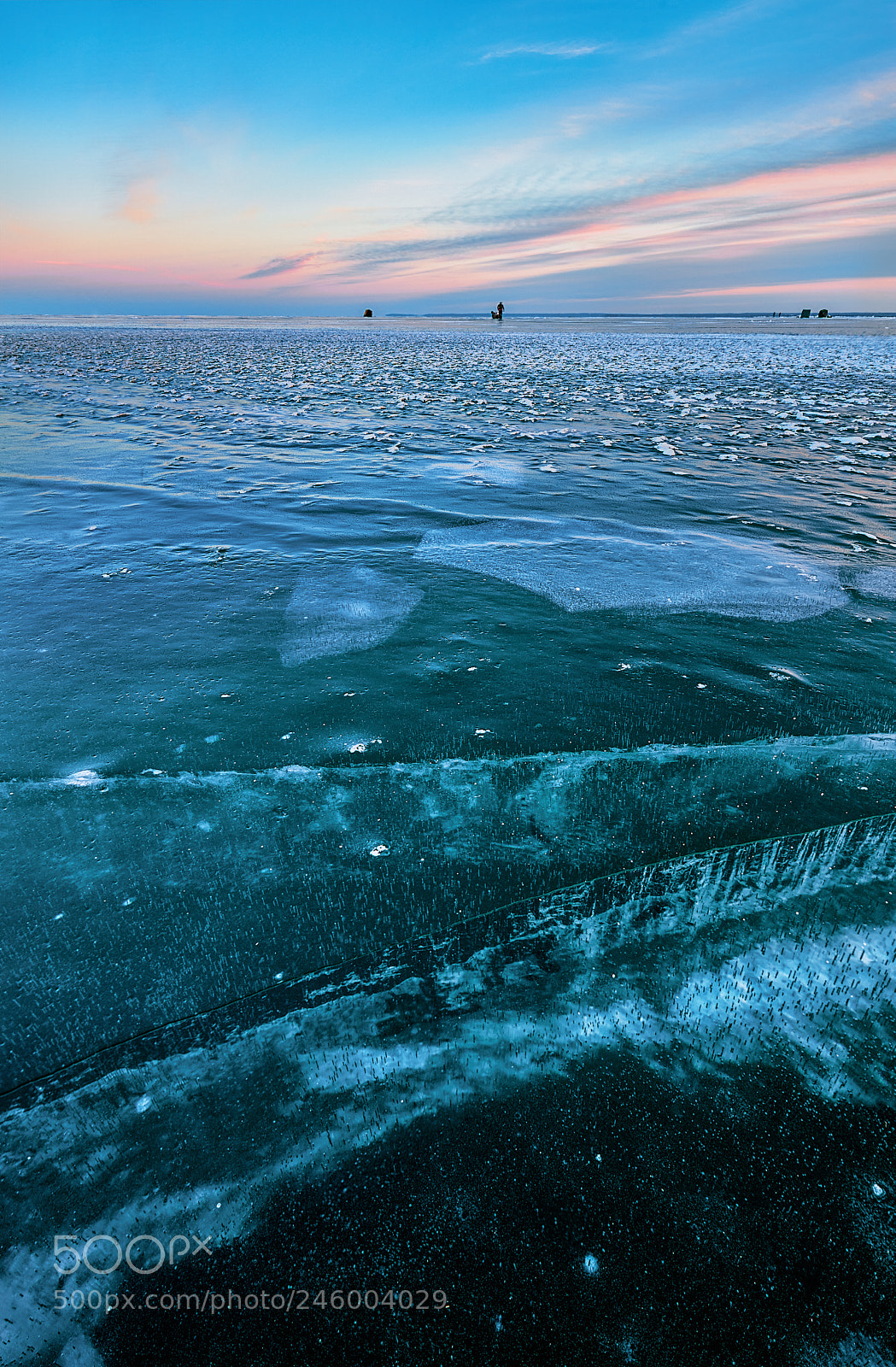 Sony a7R II sample photo. The ice fisherman photography