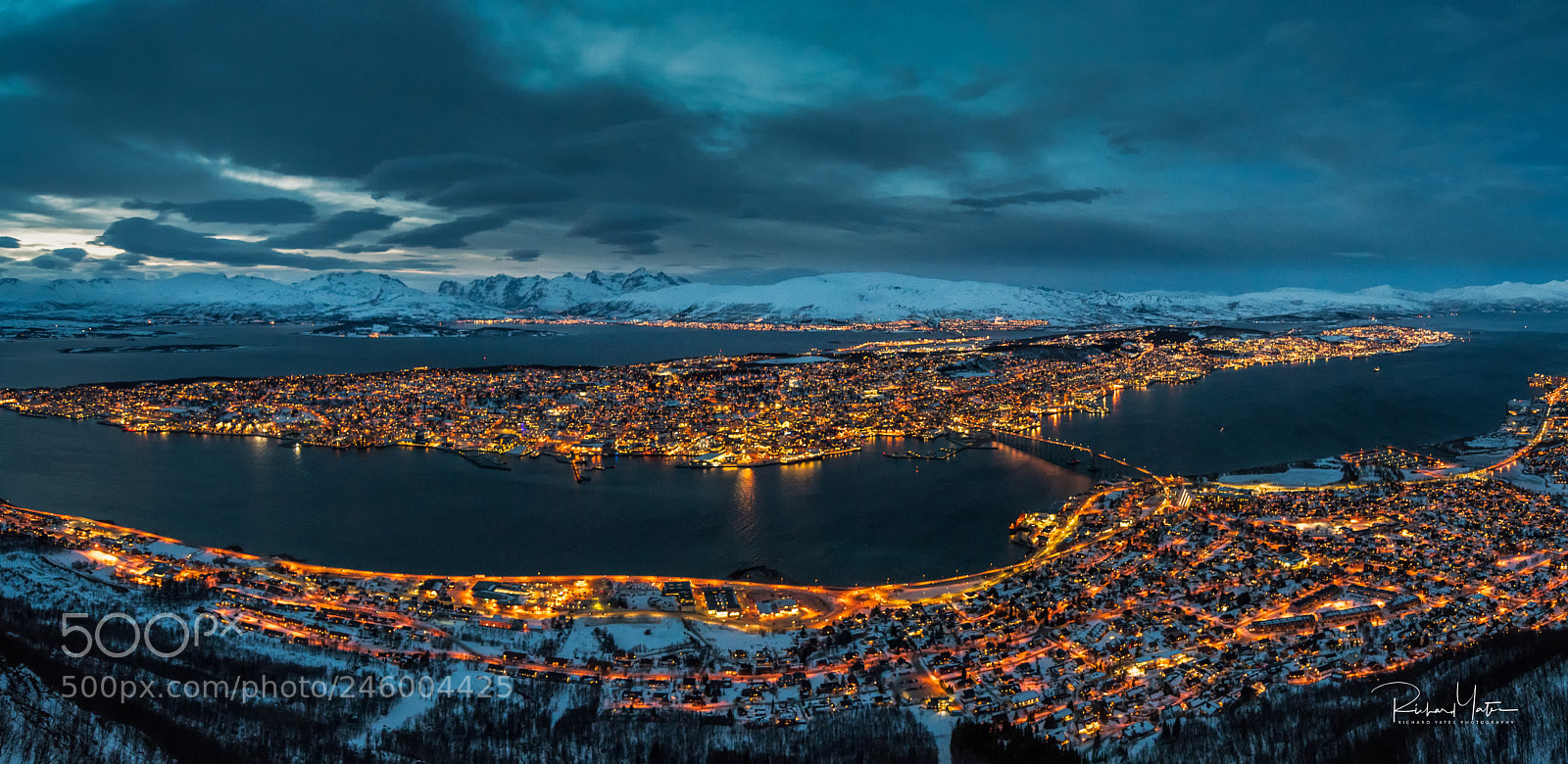 Nikon D850 sample photo. Tromsø seen from fjellheisen. photography