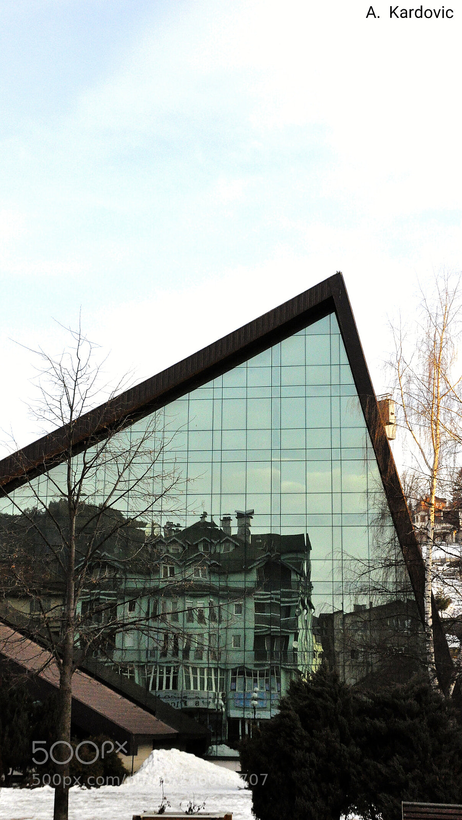 Nikon D90 sample photo. Glass reflection photography
