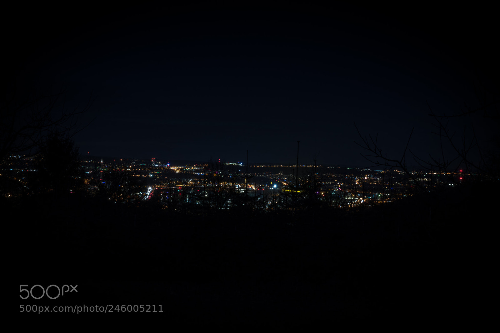 Nikon D5500 sample photo. Stuttgart by night photography