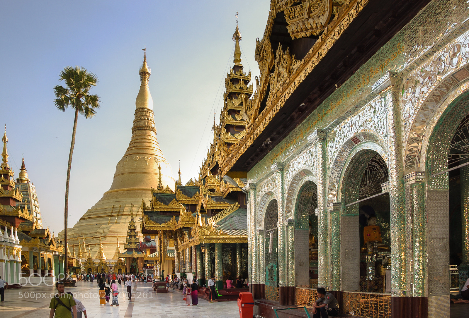 Pentax K-x sample photo. Shwedagon pagoda. photography