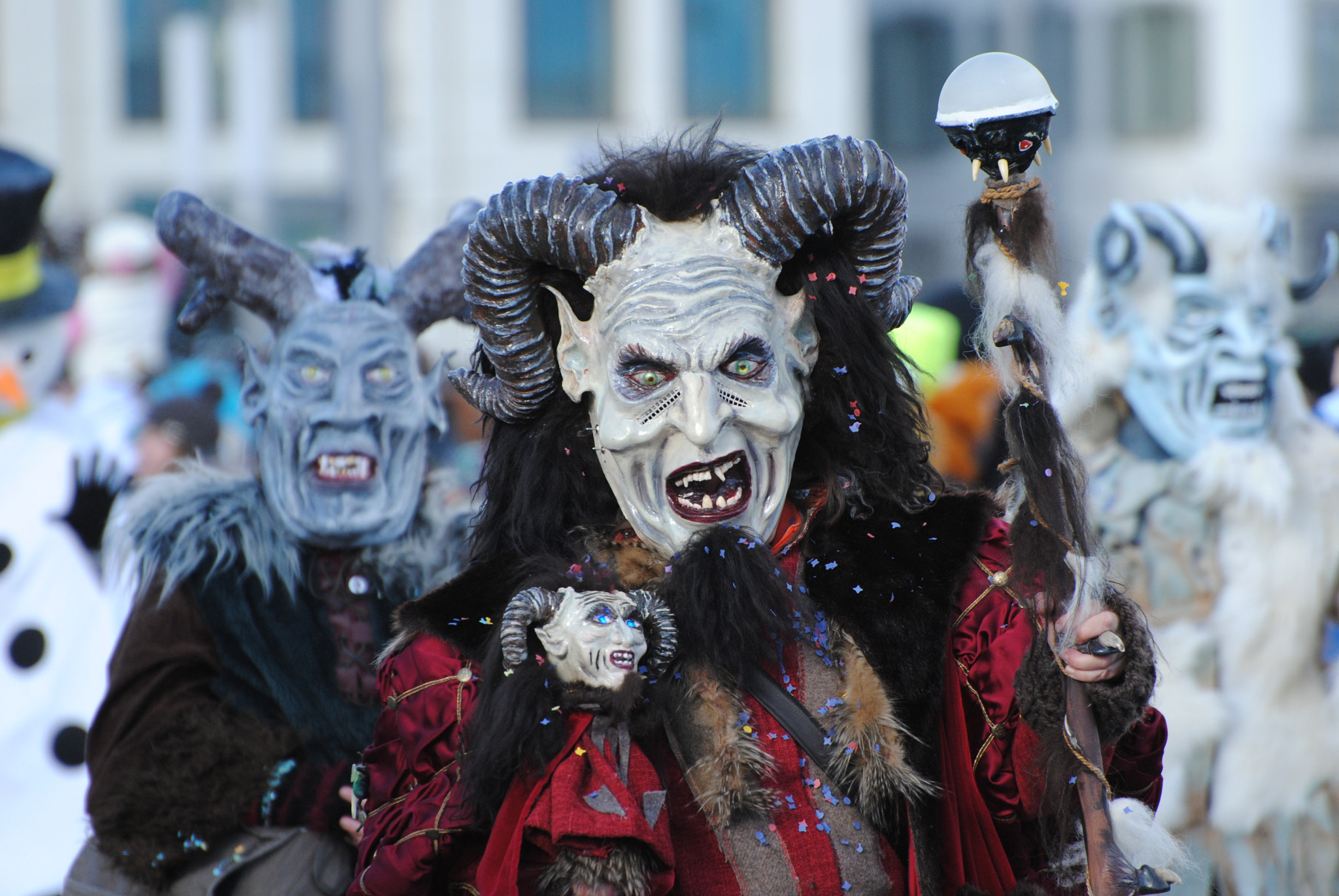 Nikon D3000 sample photo. Luzerner fasnacht. photography