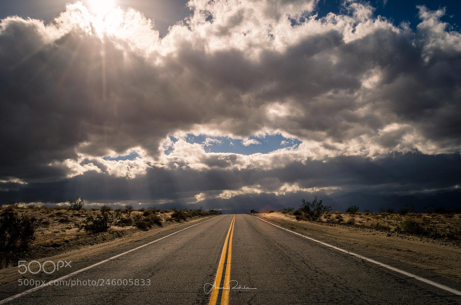 Nikon D5100 sample photo. Stormy road photography