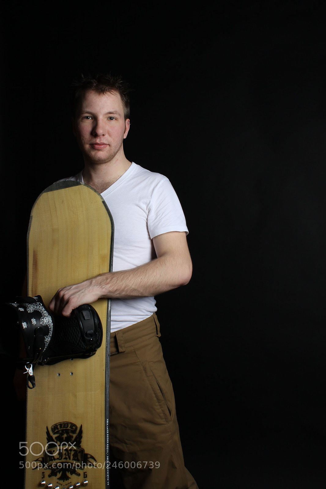 Canon EOS 50D sample photo. Portrait of snow boarder photography