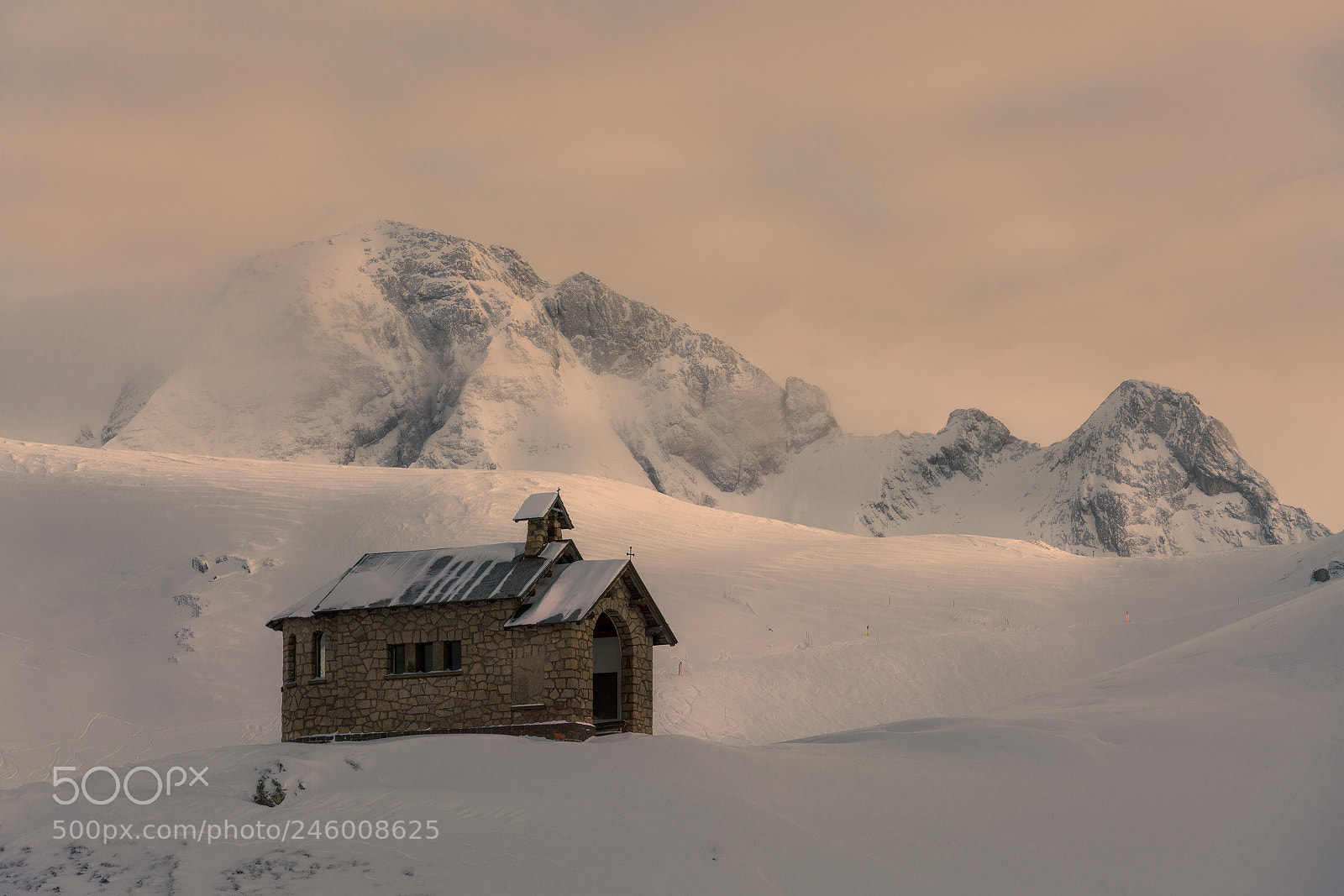 Sony a7R III sample photo. Curch in the mountain photography