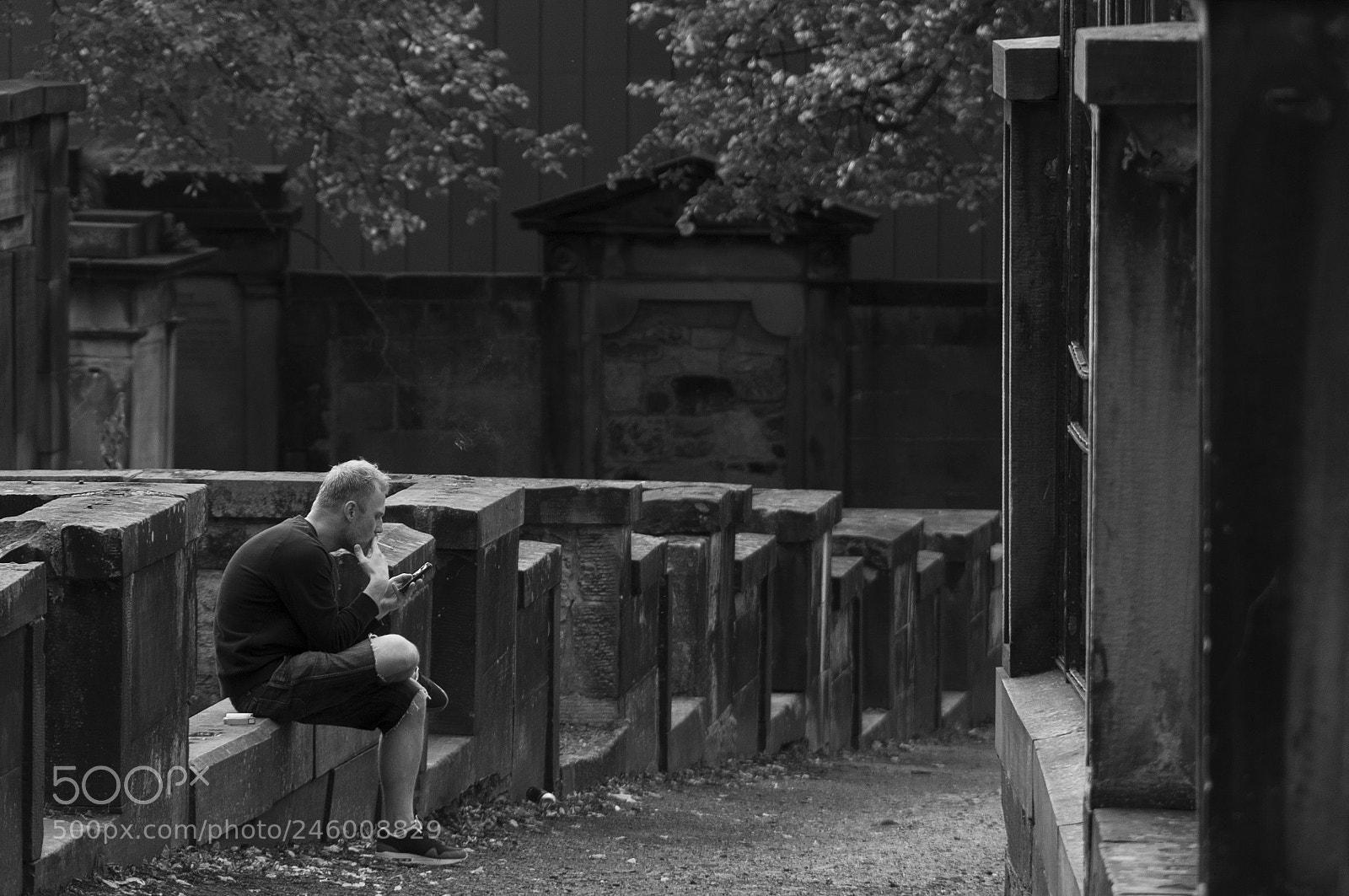 Nikon D5000 sample photo. Quiet tombs photography
