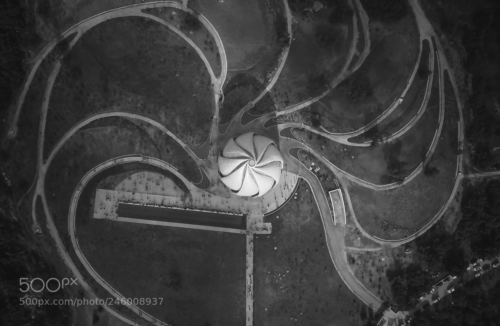 DJI FC220 sample photo. Templo baha'i - chile photography