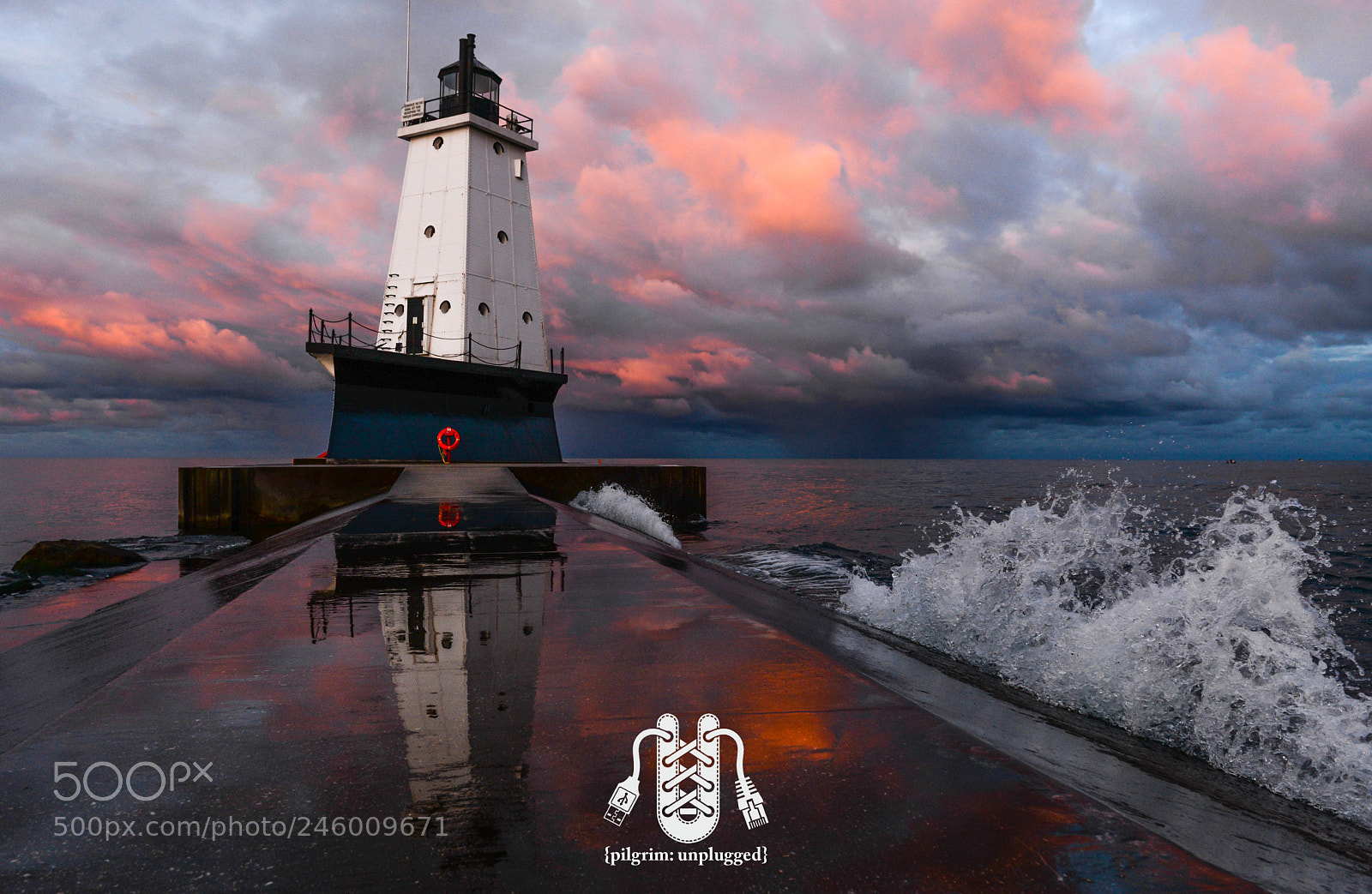 Nikon D610 sample photo. Ludington lighthouse photography