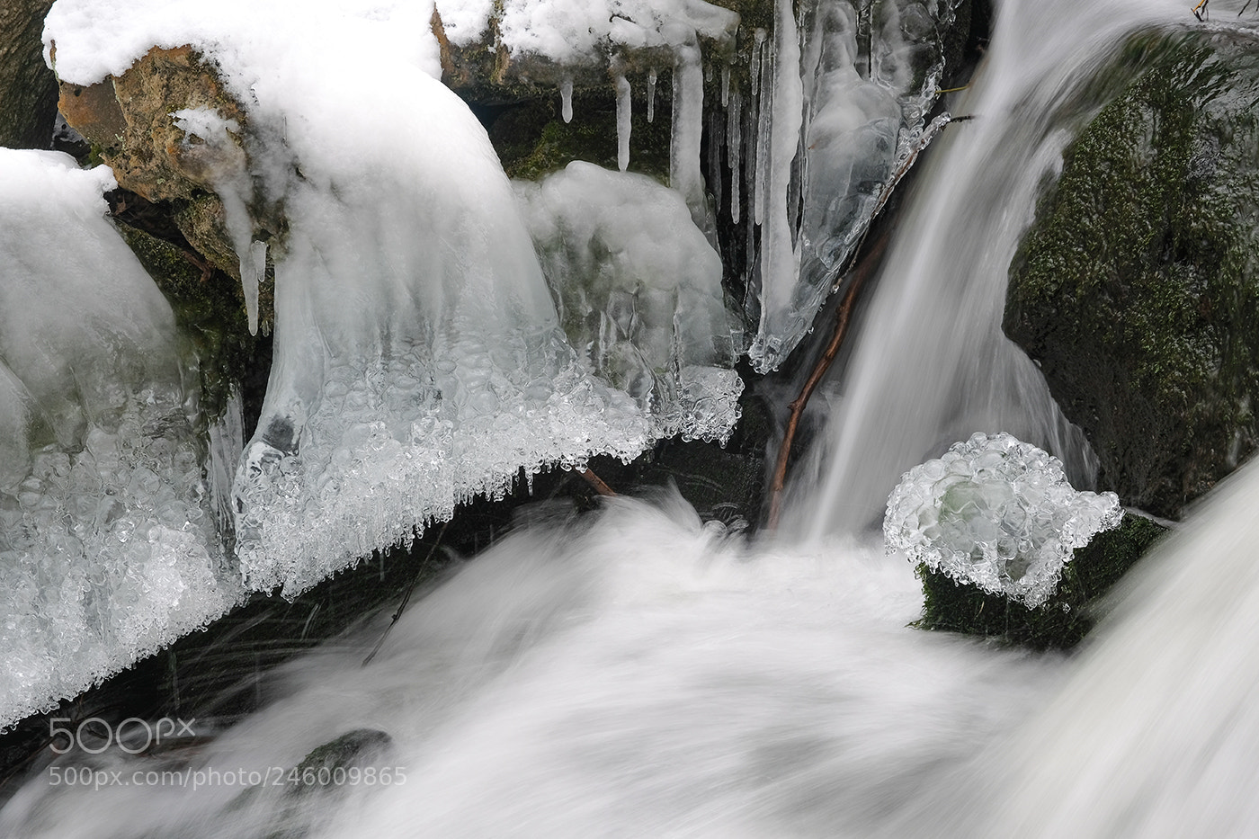 Fujifilm X-T2 sample photo. Ice photography