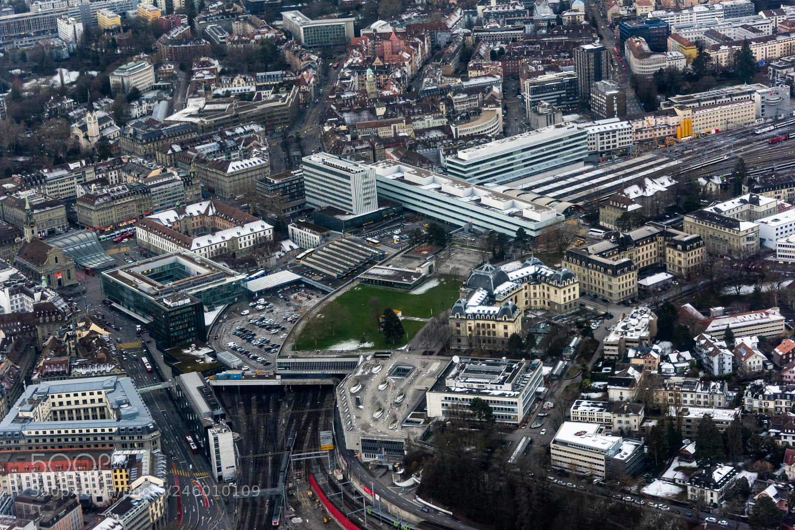Nikon D810 sample photo. Central station of bern photography