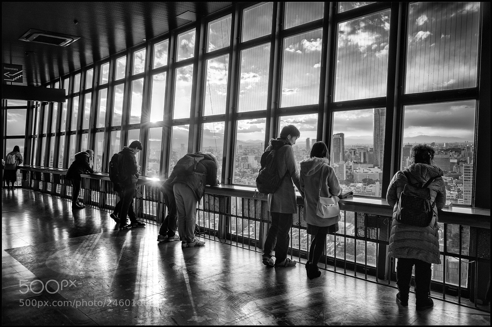 Leica CL sample photo. Watching sunset from tokyo photography