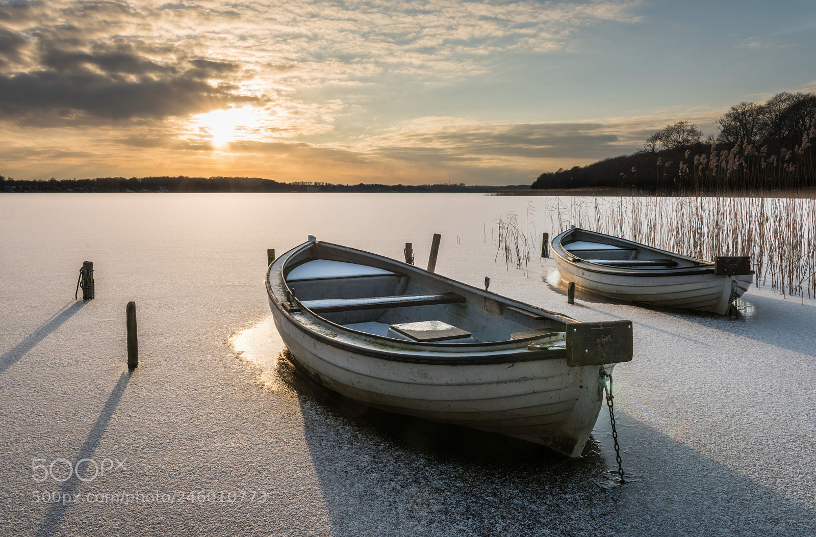 Nikon D810 sample photo. Frozen lake photography