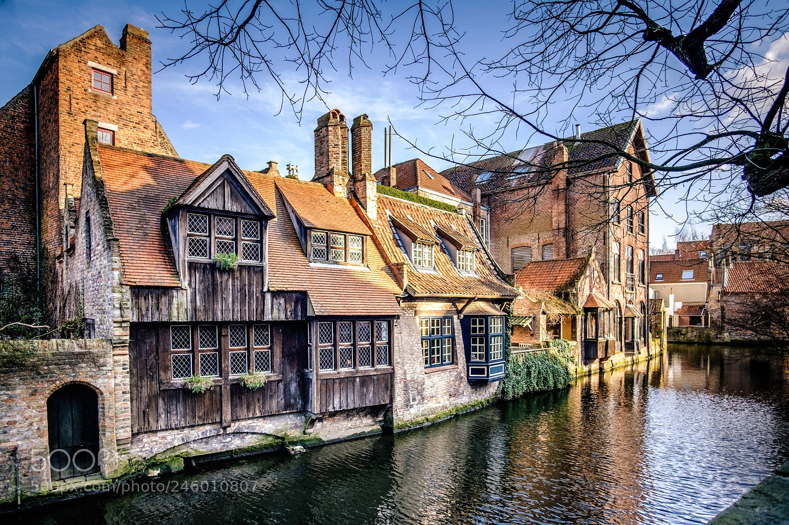 Fujifilm X-T1 sample photo. Zicht op brugge photography