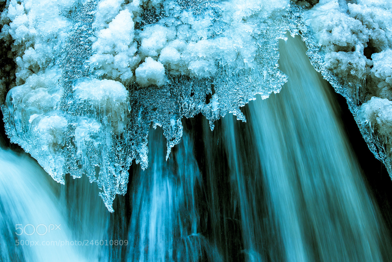 Canon EOS-1D X Mark II sample photo. Waters - frozen and photography