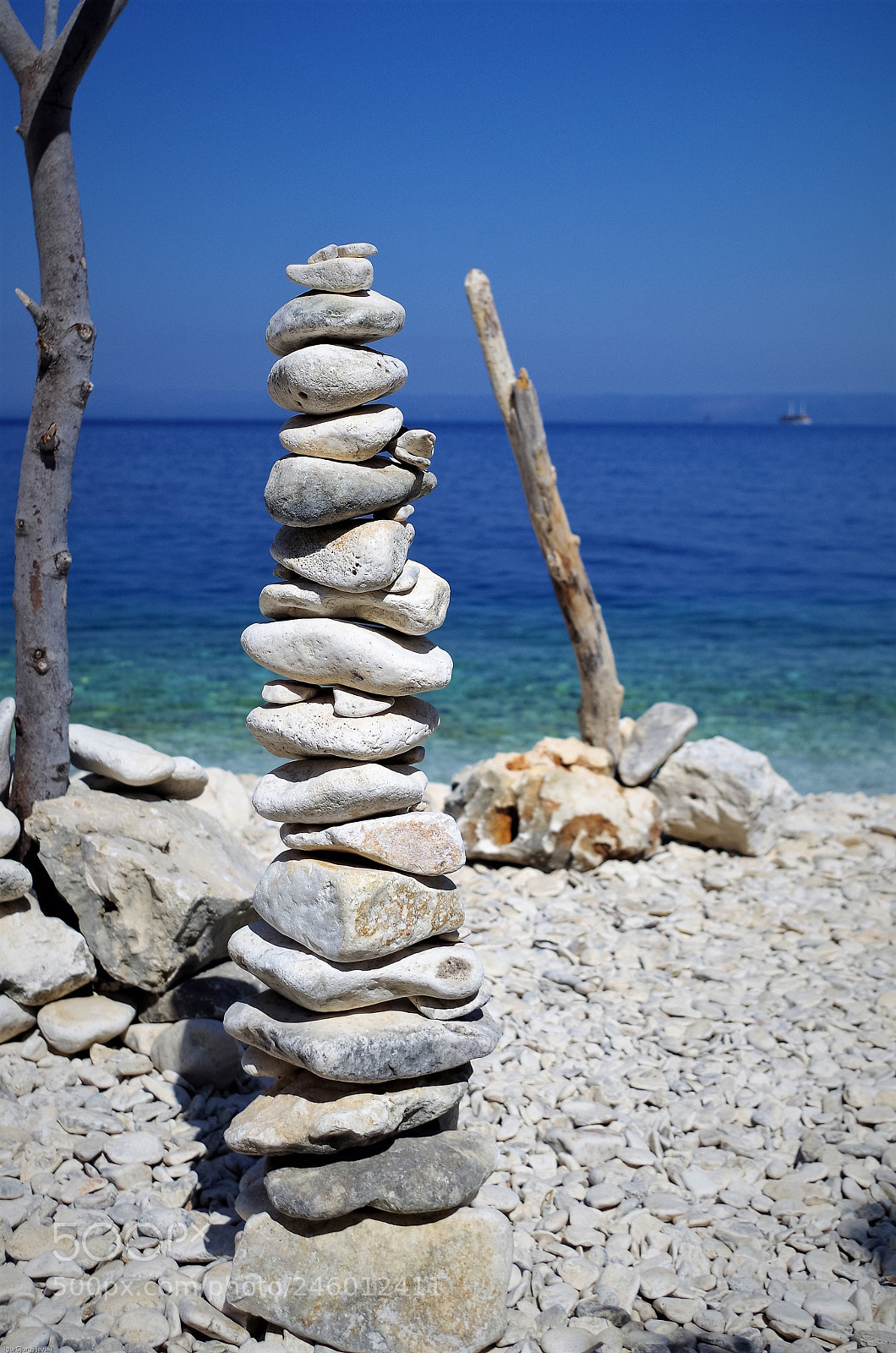 Pentax K-50 sample photo. Vaja beach korcula photography