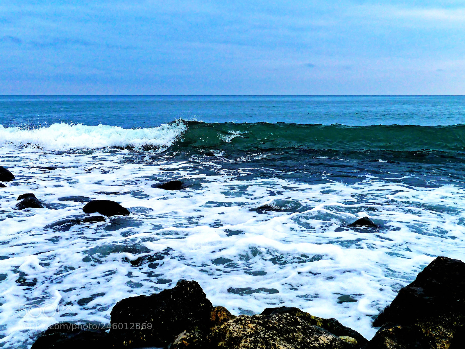 Panasonic Lumix DMC-G3 sample photo. Черно Море - waves hit rocks photography